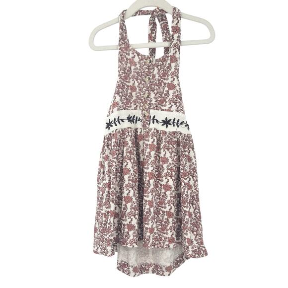 Kate Quinn Girls Summer Spring Boho Bamboo Ditsy Floral Halter Dress Size 3T - Picture 1 of 8